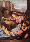 RAFFAELLO Sanzio Madonna with the Blue Diadem Spain oil painting artist